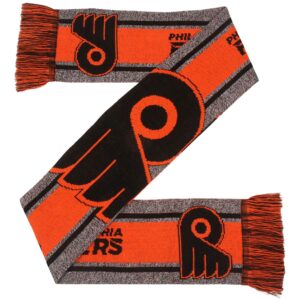Unisex Philadelphia Flyers Gray Big Logo Graphic Scarf for Sports Fans