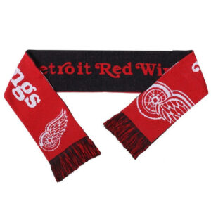 Unisex Detroit Red Wings Split Logo Graphic Scarf for Sports Fans