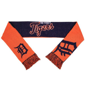 Unisex Detroit Tigers Split Logo Graphic Scarf for Baseball Fans