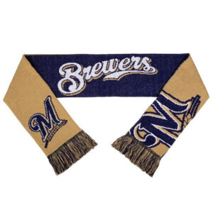 Unisex Milwaukee Brewers Split Logo Graphic Scarf for Sports Fans