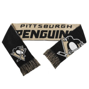Unisex Pittsburgh Penguins Split Logo Graphic Scarf for Hockey Fans