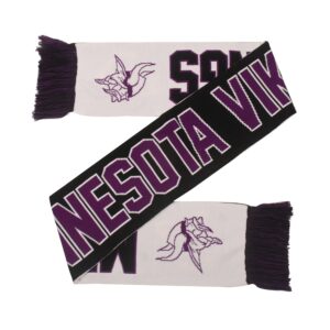 Unisex Minnesota Vikings Wordmark Graphic Scarf for Sports Fans