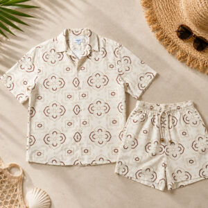 Floral Pattern Summer 2026 Hawaiian Shirt and Shorts