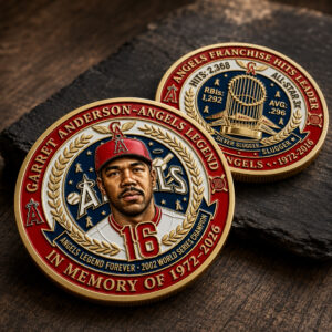 Garret Anderson Angels Legend In Memory Of 1972-2026 Coin