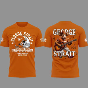 George Strait x Texas Longhorns 2026 The King of Country Music T-Shirt