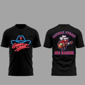 George Strait x Texas Tech At Jones AT&T Stadium Black 2026 T-Shirt