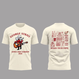 George Strait x Texas Tech At Jones AT&T Stadium T-Shirt