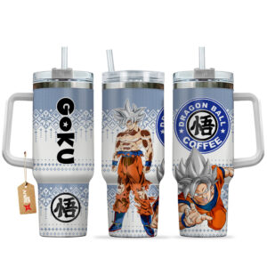 Goku Ultra Instinct Dragon Ball Anime Graphic Tumbler for Anime Fans
