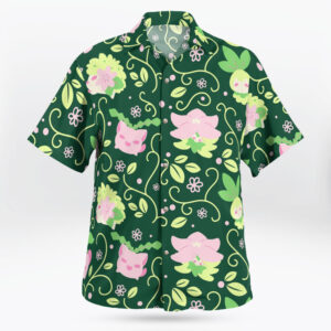 Grass type Pokemon Hawaiian Shirt