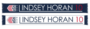 USWNT Lindsey Horan Graphic Scarf - Fan Winter Accessory