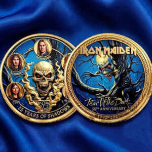 Iron Maiden Fear of the Dark 35th Anniversary Commemorative Coin