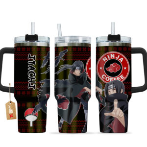 Itachi Uchiha Naruto Anime Graphic Tumbler for Anime Fans