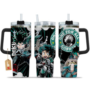 Izuku Midoriya Deku My Hero Academia Anime Graphic Tumbler for Anime Fans