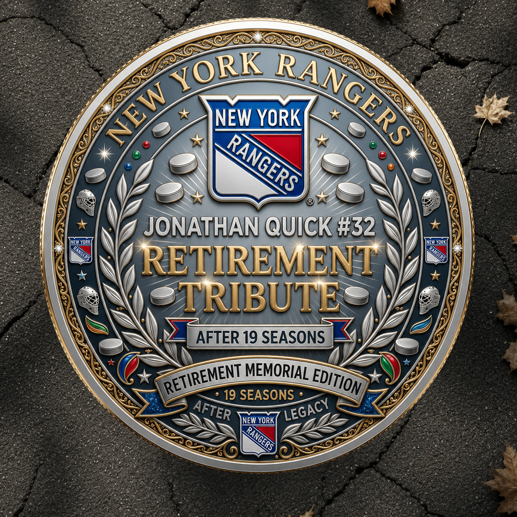 Jonathan Quick’s 19-Season Retirement Tribute Coin 3 Jonathan Quick’s 19-Season Retirement Tribute Coin