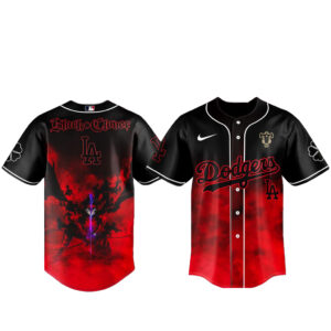 Los Angeles Dodgers x Black Clover Baseball Jersey