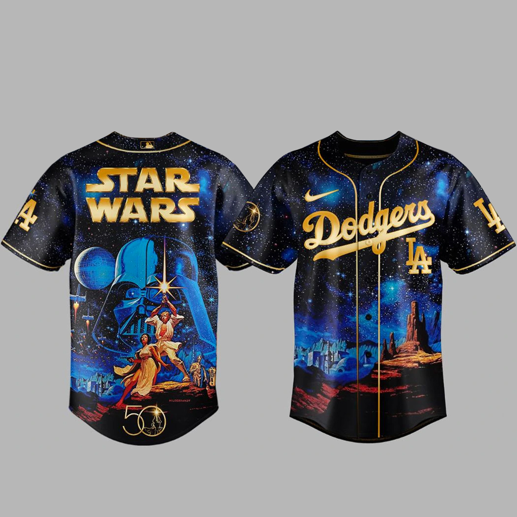Los Angeles Dodgers x Star Wars 2026 Baseball Jersey Version 2 1 Los Angeles Dodgers x Star Wars 2026 Baseball Jersey Version 2