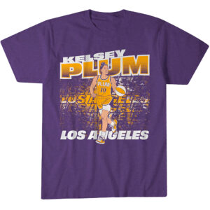 Los Angeles Sparks Kelsey Plum Street Ball T-Shirt