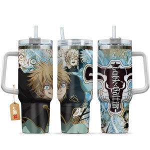Luck Voltia Black Clover Anime Graphic Tumbler for Anime Fans