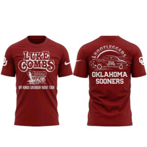 Luke Combs My Kinda Saturday Night Tour Oklahoma Sooners 2026 T-Shirt
