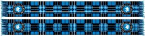 Charlotte FC Tartan Graphic Scarf - Soccer Fan Winter Accessory