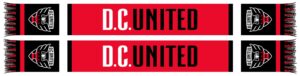 DC United Primary Graphic Scarf - Soccer Fan Winter Accessory