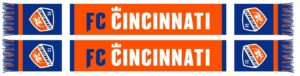 FC Cincinnati Primary Graphic Scarf - Soccer Fan Winter Accessory