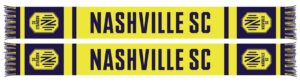 Nashville SC Primary Graphic Scarf - Soccer Fan Winter Accessory