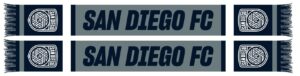 San Diego FC Primary Graphic Scarf - Soccer Fan Winter Accessory