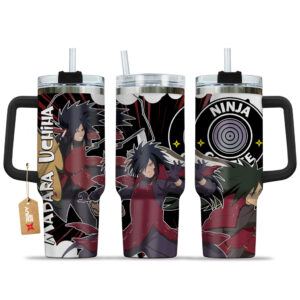 Madara Uchiha Naruto Anime Graphic Tumbler for Anime Fans