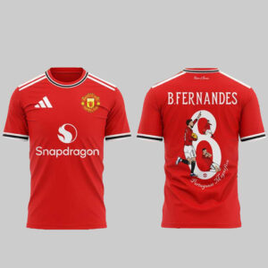 Manchester United 2026 Bruno Fernandes Number 8 T-Shirt