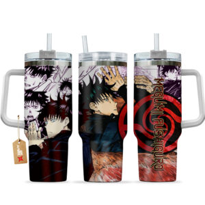 Megumi Fushiguro Jujutsu Kaisen Anime Graphic Tumbler for Anime Fans