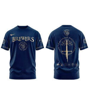 Milwaukee Brewers The Lord of The Rings T-Shirt