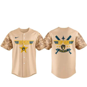 Milwaukee Brewers Top Gun Night 2026 Baseball Jersey