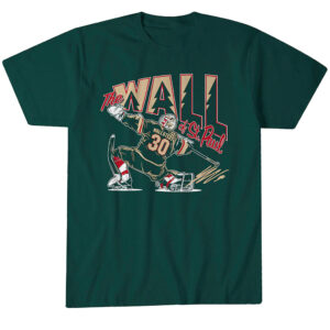 Minnesota Wild Jesper Wallstedt The Wall Of St. Paul Remix T-Shirt