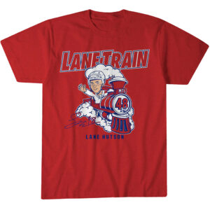 Montreal Canadiens Lane Hutson Lane Train T-Shirt