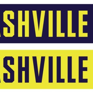 Nashville SC Two Tone Graphic Scarf - Soccer Fan Winter Accessory