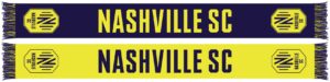 Nashville SC Two Tone Graphic Scarf - Soccer Fan Winter Accessory