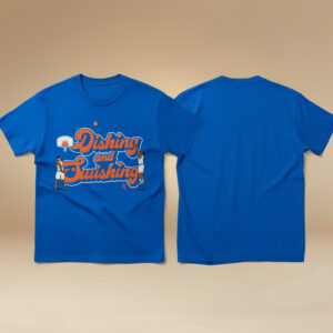 New York Knicks Basketball Dishing and Swishing T-Shirt