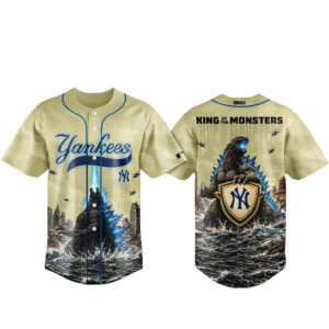 New York Yankeees x Godzilla 2026 King Of The Monsters Baseball Jersey