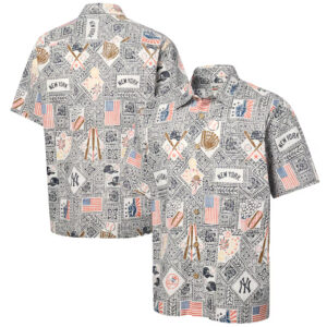 New York Yankees Black Americana 2026 Hawaiian Shirt