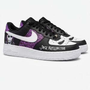Nightmare Before Christmas Jack Skellington Air Force 1 Shoes Sneakers