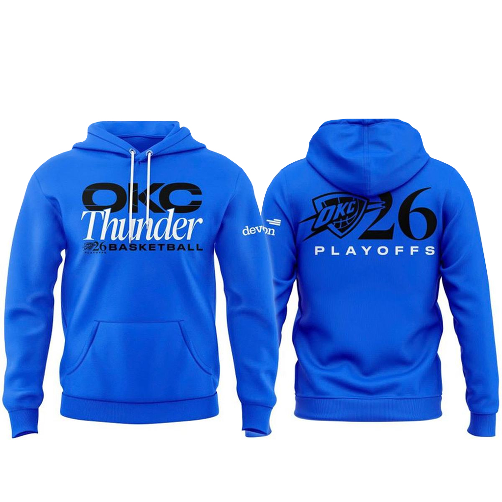 Oklahoma City Thunder 2026 Playoffs Round 2 Shirt 2 Oklahoma City Thunder 2026 Playoffs Round 2 Hoodie