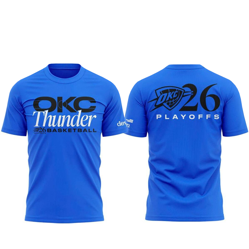 Oklahoma City Thunder 2026 Playoffs Round 2 Shirt 1 Oklahoma City Thunder 2026 Playoffs Round 2 T-Shirt