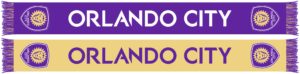 Orlando City Two Tone Graphic Scarf - Fan Winter Accessory
