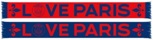 PSG Scarf - Love Paris Graphic Scarf - Fan Winter Accessory