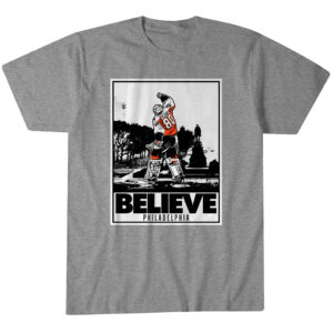 Philadelphia Flyers Dan Vladar Believe Poster T-Shirt