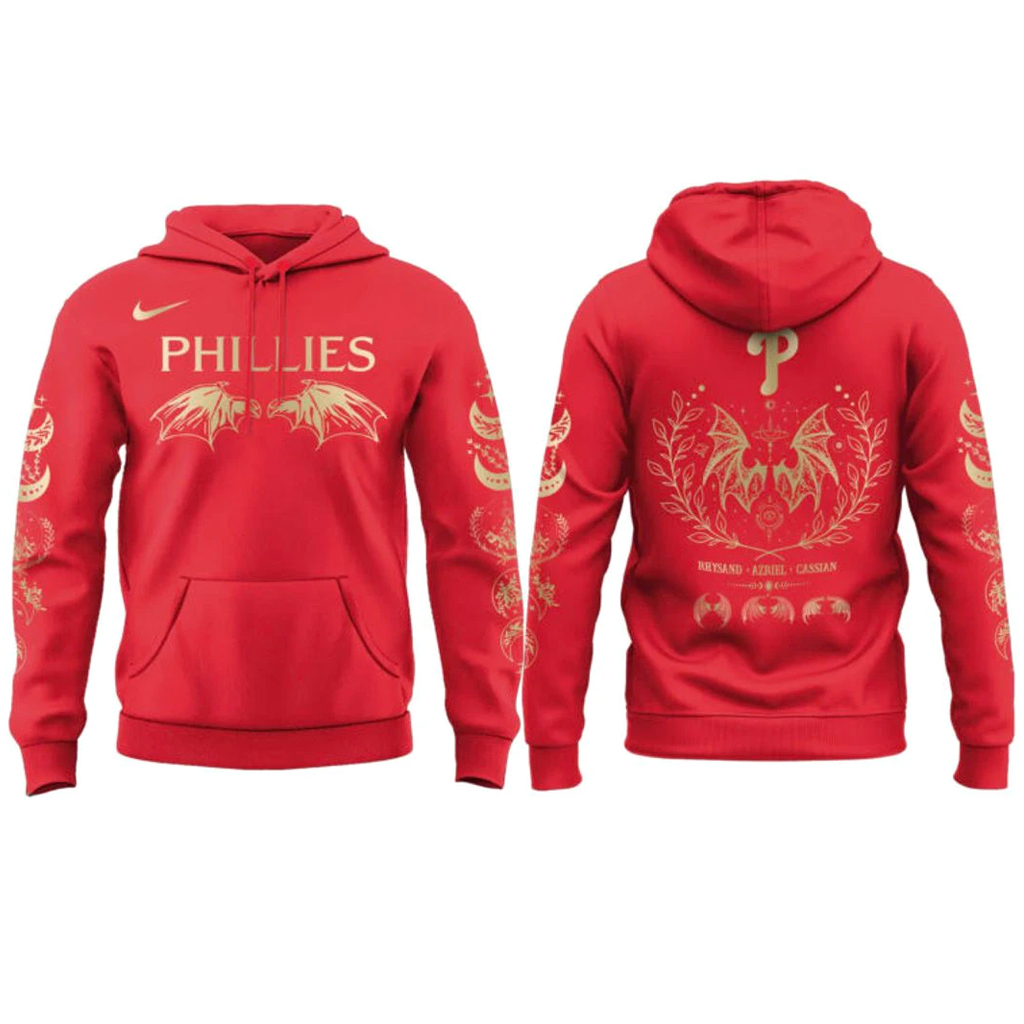 Philadelphia Phillies A Court of Thorns and Roses 2026 Hoodie 1 Philadelphia Phillies A Court of Thorns and Roses 2026 Hoodie
