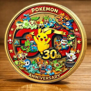 Pokemon 30Th Anniversary Coin