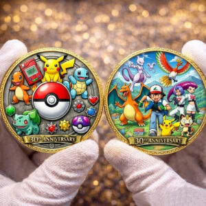 Pokemon 30Th Anniversary Monster Trainer Commemorative Coin