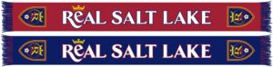 Real Salt Lake Two Tone Graphic Scarf - Fan Winter Accessory